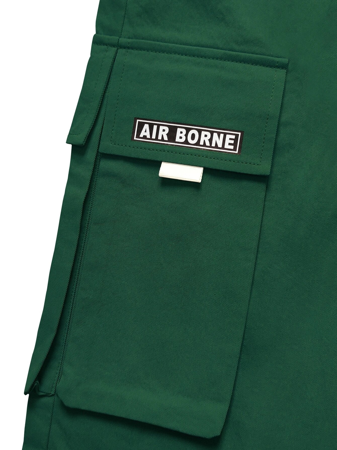 Manfinity Hypemode Men Letter Graphic Flap Pocket Drawstring Waist Cargo Pants, Back to School